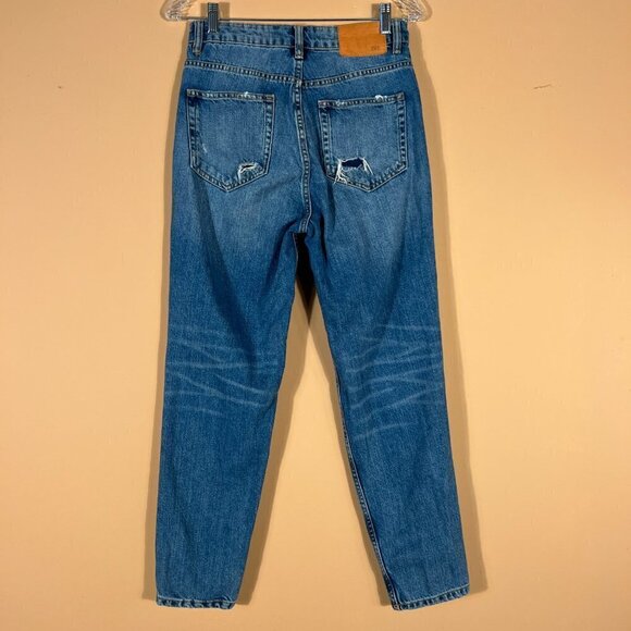 Zara High Rise Distressed Jeans - Picture 3 of 8